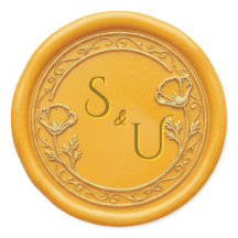 Poppy Wedding Wax Seal