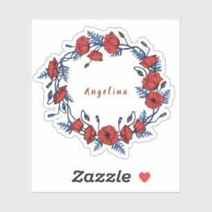 Poppy Wreath Floral