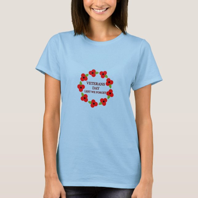 Poppy wreath - T-shirt (Front)