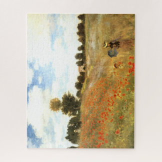 "Poppyfield" by Monet Fine Art Jigsaw Puzzle