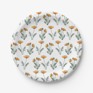 Poppyish Decorative Paper Plates