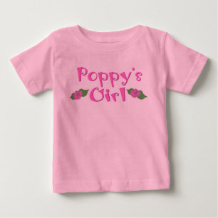 Poppy's Girl Baby T-Shirt