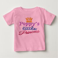 Poppy's Little Princess Baby Toddler T-Shirt