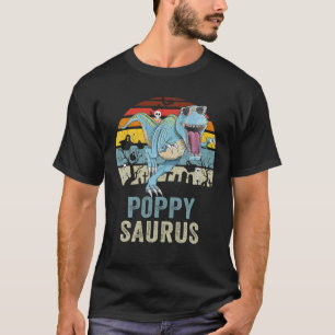 Poppysaurus T Rex Dinosaur Pop Saurus Family T-Shirt