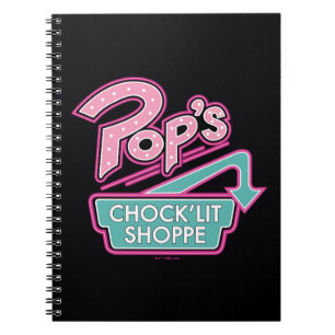 Pop's Chock'Lit Shoppe Pink Logo Notebook