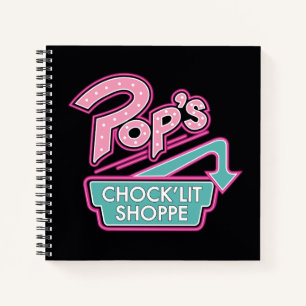 Pop's Chock'Lit Shoppe Pink Logo Notebook
