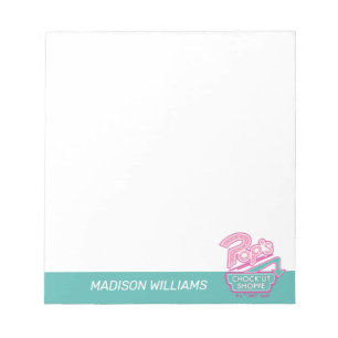 Pop's Chock'Lit Shoppe Pink Logo Notepad