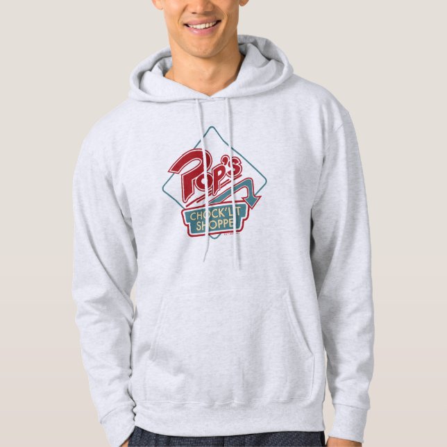 Pop's Chock'Lit Shoppe Red Logo Hoodie (Front)