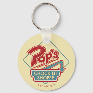 Pop's Chock'Lit Shoppe Red Logo Key Ring
