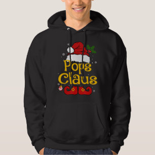 Pops Claus Christmas Pajama Family Matching Xmas Hoodie