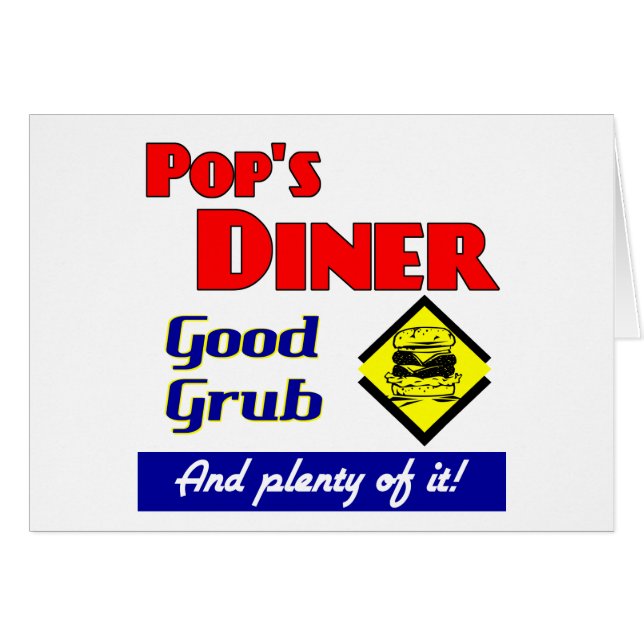 Pops Diner Kitchen Art (Front Horizontal)
