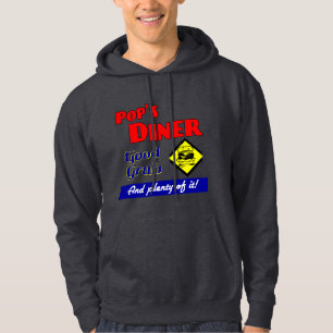 Pops Diner Retro Restaurant Art T-Shirt Hoodie