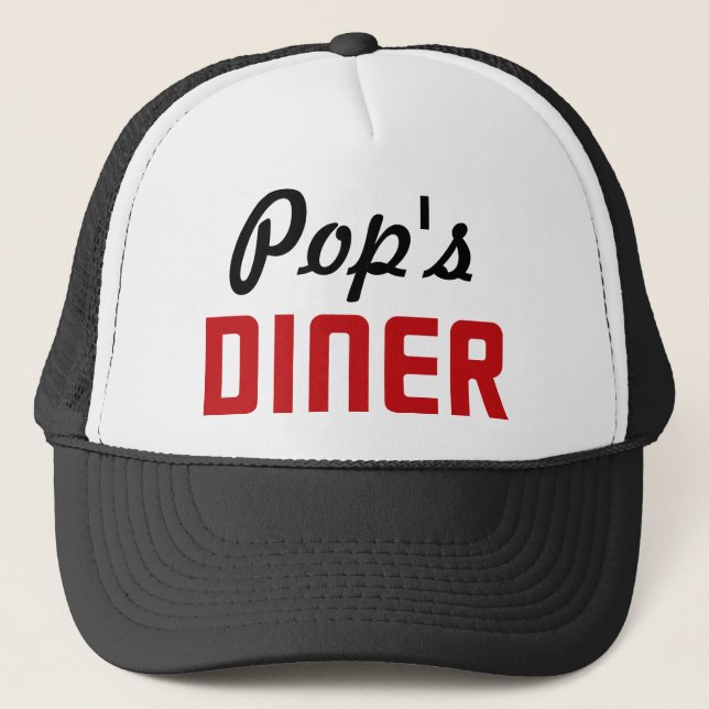 Pop's Diner Trucker Hat (Front)