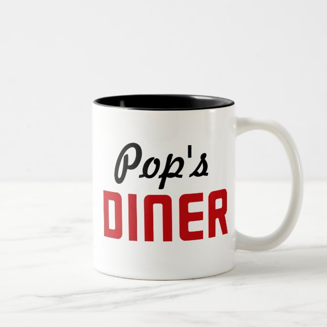 Pop's Diner Two-Tone Coffee Mug (Right)