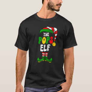 Pops Elf Pajama Matching Group Christmas Holiday G T-Shirt