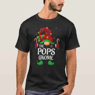 Pops Gnome Buffalo Red Plaid Matching Family Chris T-Shirt