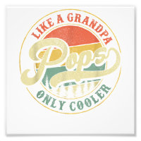 Pops Like a Grandpa Only Cooler Retro Gift Pops Da