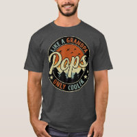 Pops Like A Grandpa Only Cooler Vintage Retro Fath