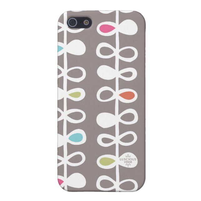 Pops of Modern, Colourful Petals iphone 5 case (Back)