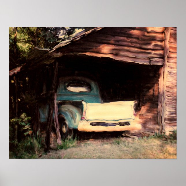 Pop's Old Truck Poster (Front)