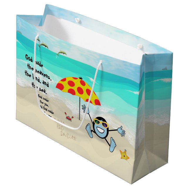 Pops' Peeps "The You & The Me" Large Gift Bag (Front Angled)