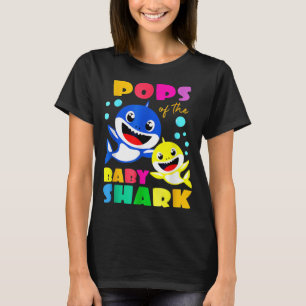 Pops Shark Pops Shark Family Mother's Day  T-Shirt