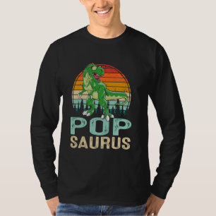 PopSaurus T Rex Dinosaur Saurus Family Matching T-Shirt