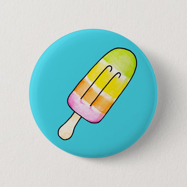 Popsicle 6 Cm Round Badge (Front)