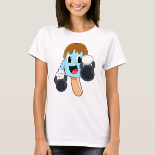 Popsicle at Strength training with Dumbbells T-Shirt