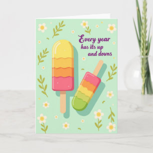 Popsicle Birthday Card