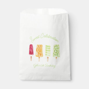 Popsicle Birthday Party Favour Bags