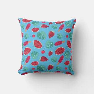 Popsicle, Cherry, Strawberry & Watermelon Cushion