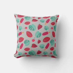Popsicle, Cherry, Strawberry & Watermelon Cushion