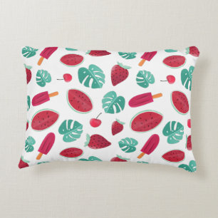 Popsicle, Cherry, Strawberry & Watermelon Decorative Cushion