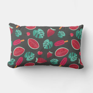 Popsicle, Cherry, Strawberry & Watermelon Lumbar Cushion