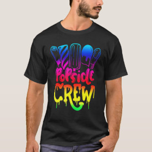 Popsicle Crew Fun Summertime Ice Lolly Summer Trea T-Shirt