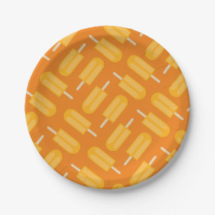 Popsicle Cute Summer 1st Birthday Party Theme Paper Plate