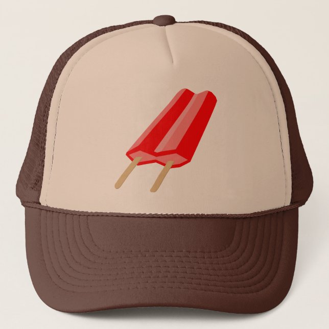 Popsicle hat - Cherry (Front)