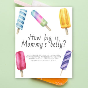 Popsicle - how big is mummy's belly game  poster