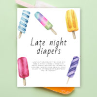 Popsicle ice cream - Late night diapers game
