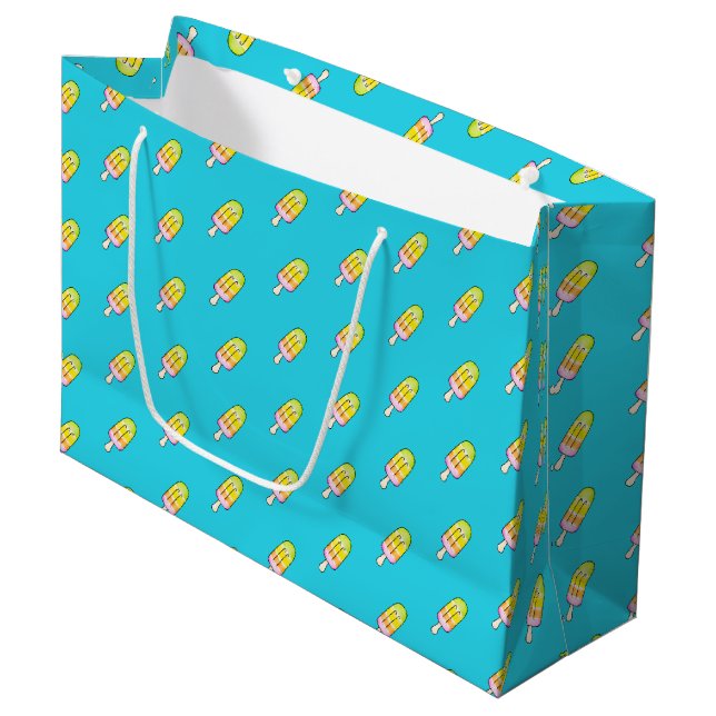 Popsicle Large Gift Bag (Front Angled)