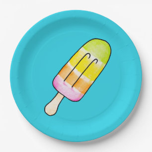 Popsicle Paper Plate
