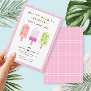 Popsicle Party Invitation