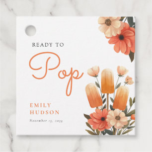 Popsicle Ready to Pop Baby Shower Favour Tags