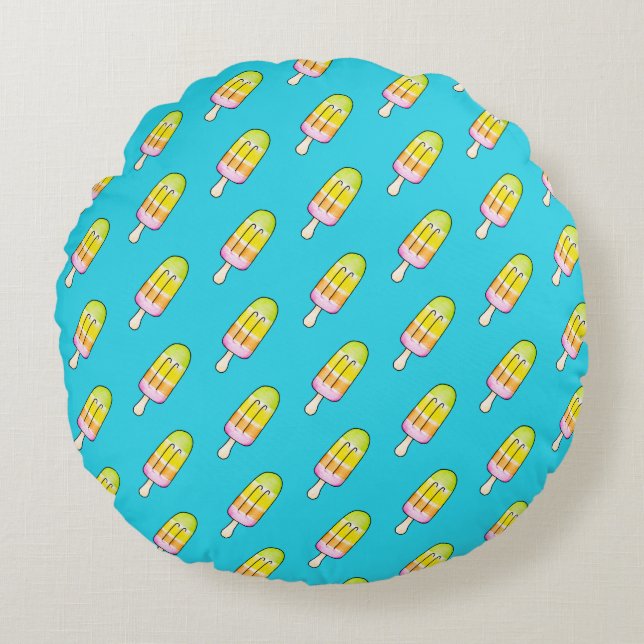 Popsicle Round Cushion (Front)