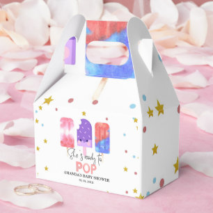 Popsicle She is ready to pop Baby Shower Favour Box