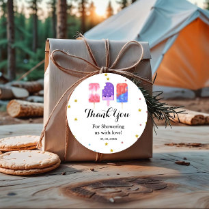 Popsicle  She is ready to pop Baby Shower Favour Tags