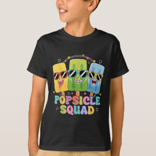 Popsicle Squad Sungl Funny Icecream Summer Vacatio T-Shirt