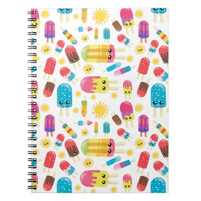 Popsicle Summer Design Notebook (Front)