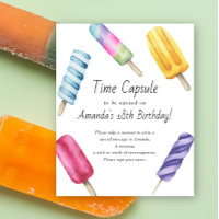 Popsicle Time Capsule 1st birthday gender neutral